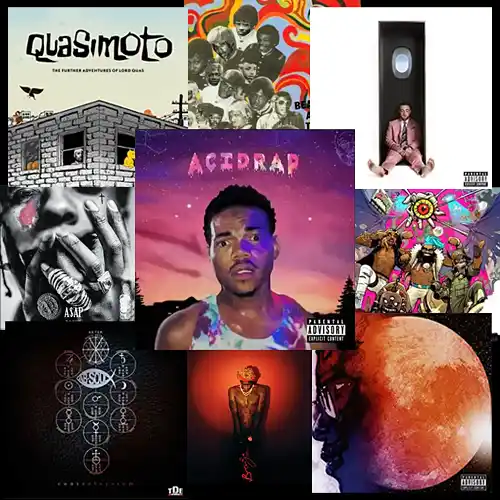 Psychedelic rap Psychedelic rap album covers